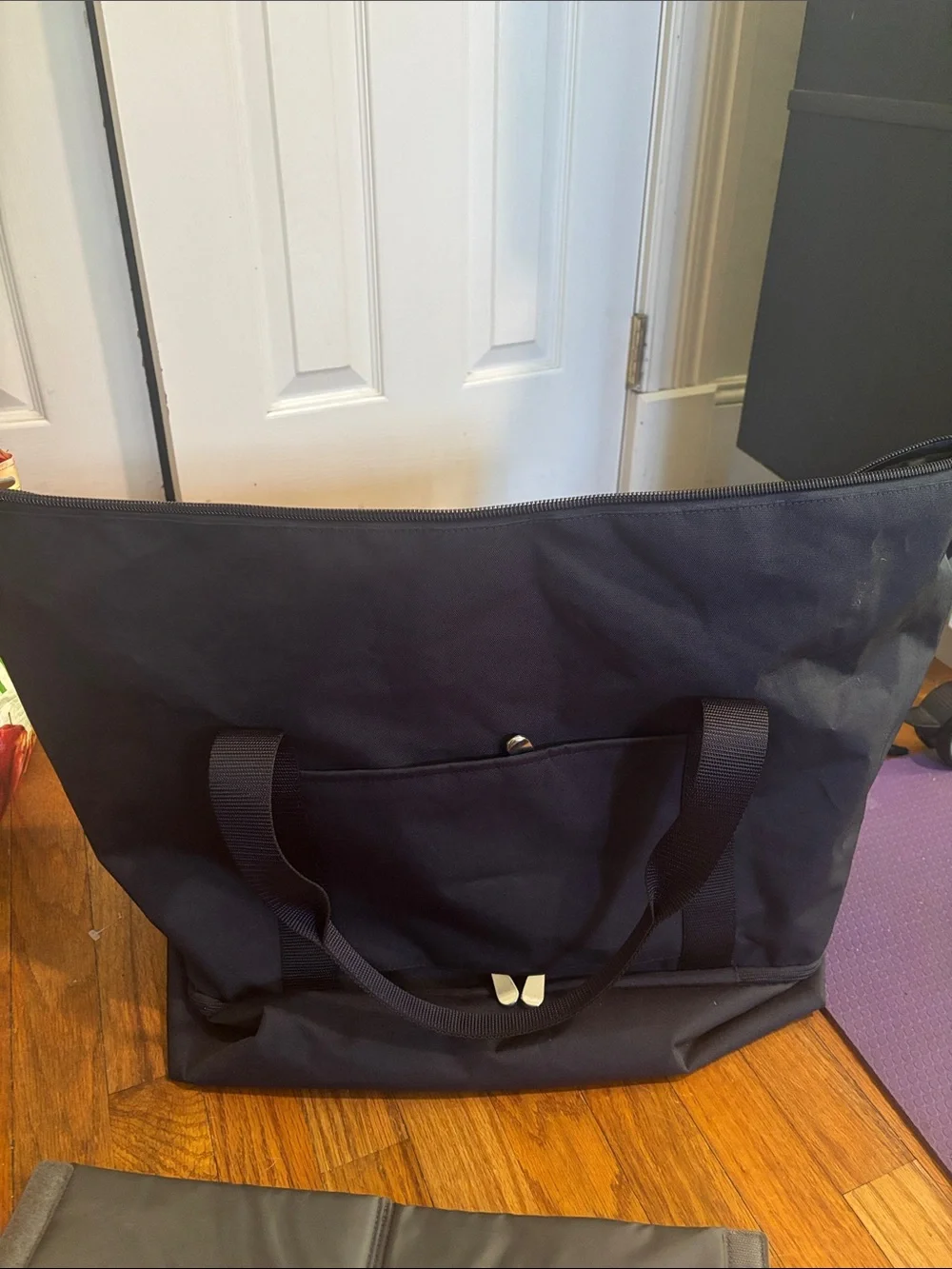 Lo & Sons Deep Navy Catalina Deluxe Duffel Tote with Dual Zippers